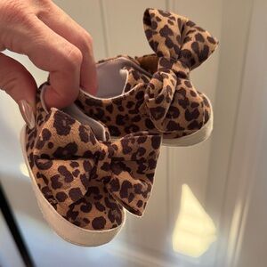 Leopard Print Baby Shoes